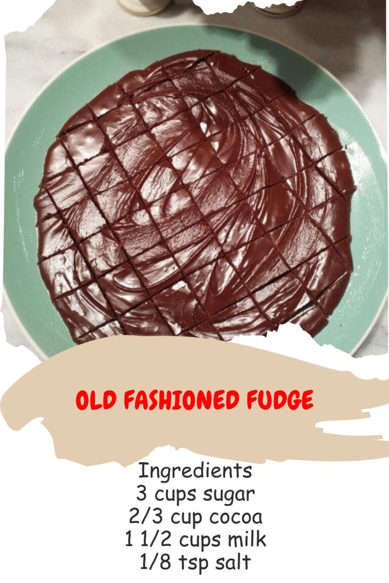 Old-Fashioned Fudge Recipe – Creamy, Chocolatey, Timeless