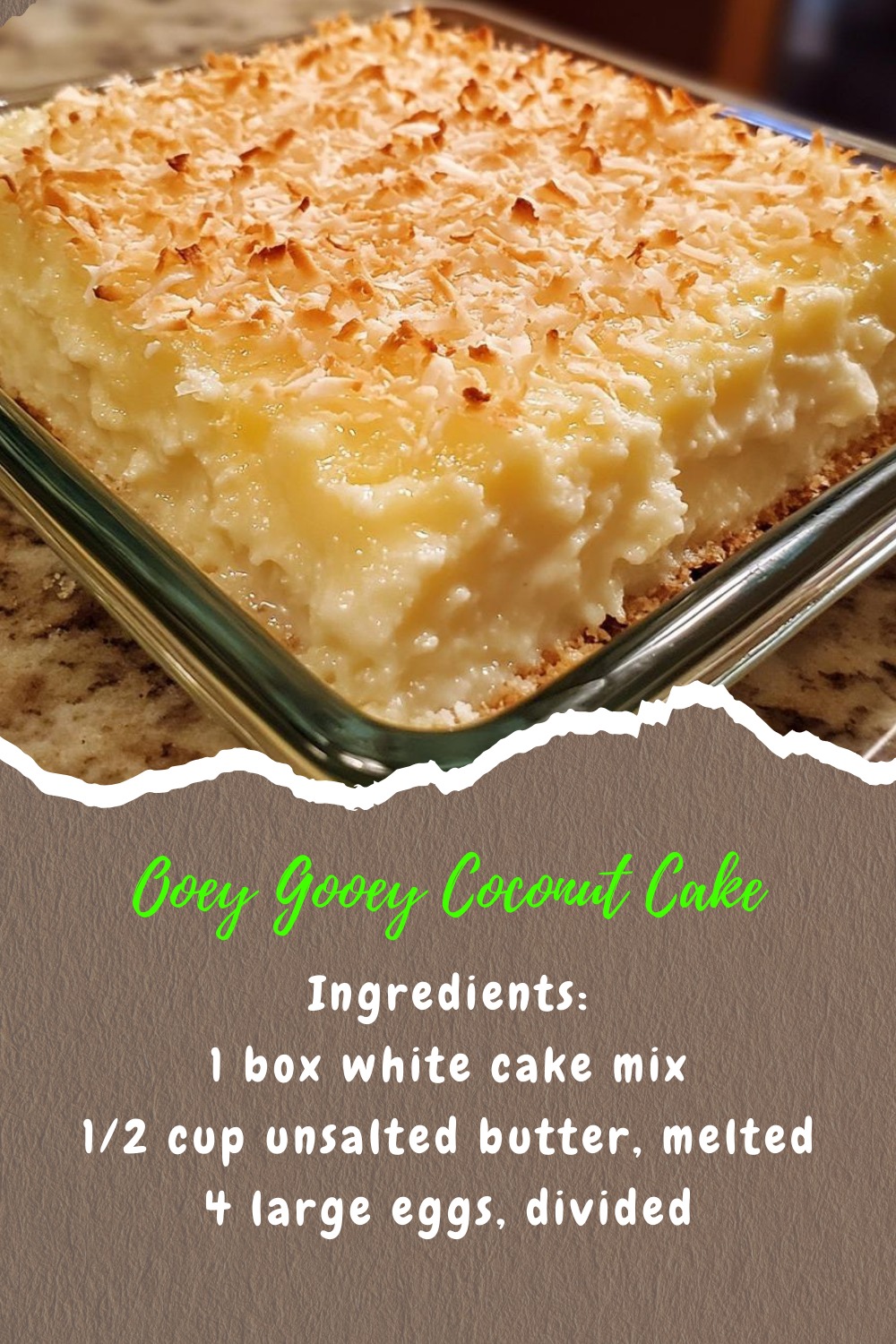 Ooey Gooey Coconut Cake | Easy Southern Dessert Recipe
