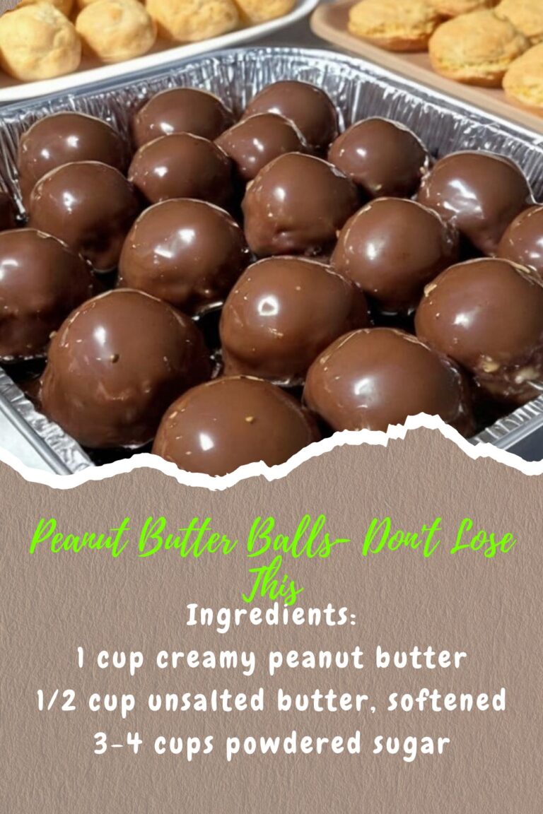 Peanut Butter Balls Recipe | Easy Classic Treat