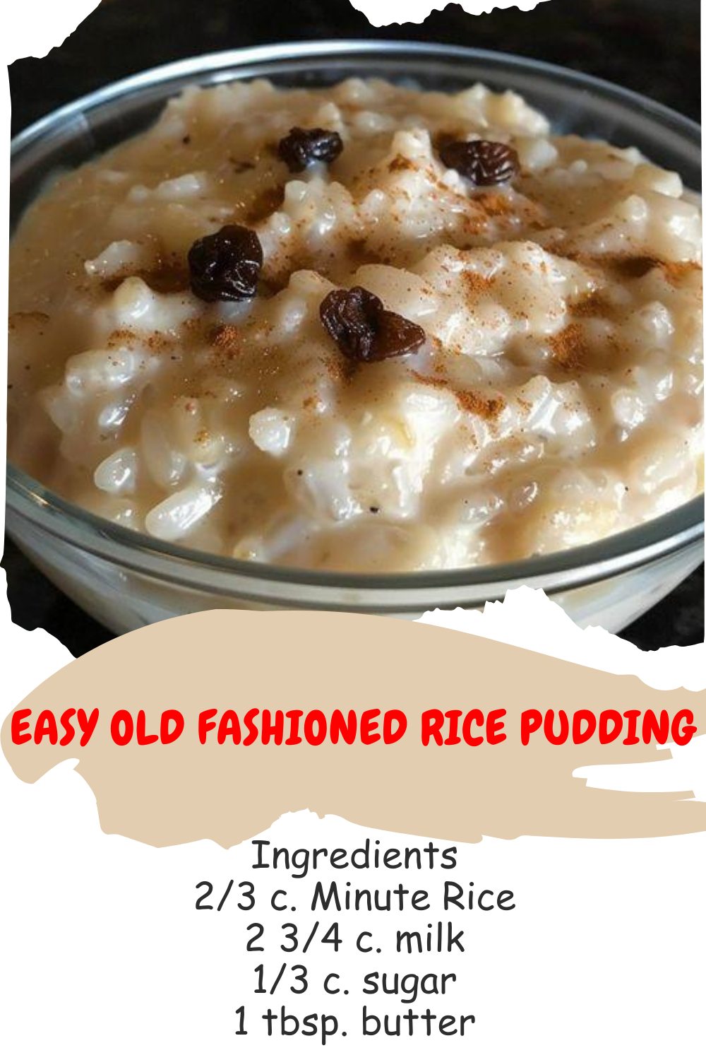 Easy Old-Fashioned Rice Pudding Recipe – Creamy & Comforting