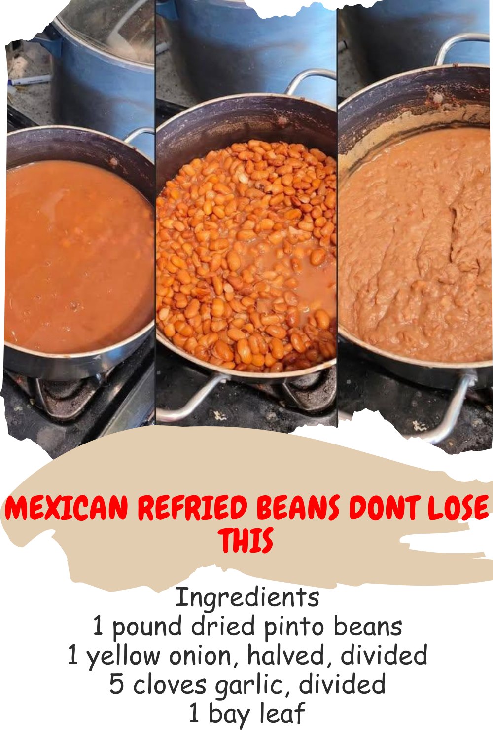 Mexican Refried Beans Recipe | Homemade & Delicious