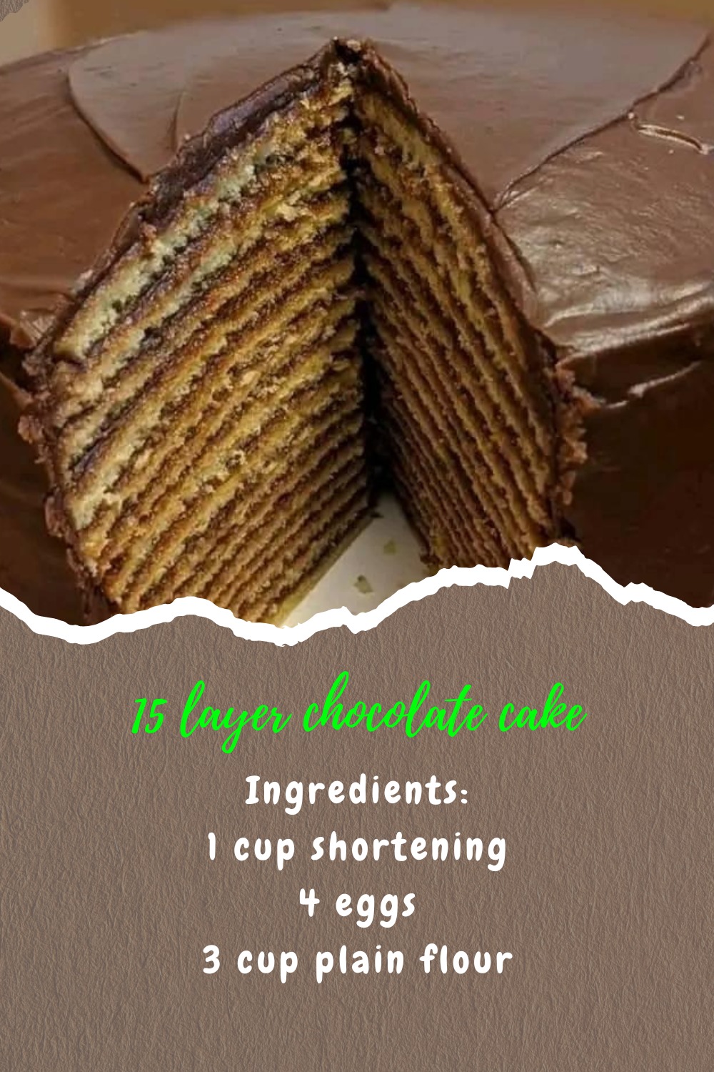 Old-Fashioned 15-Layer Chocolate Cake | Southern Classic Recipe