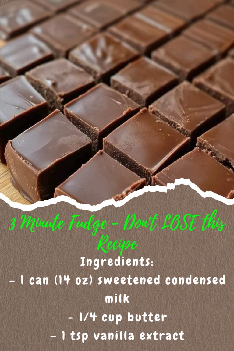 3-Minute Fudge Recipe | Quick & Easy Microwave Fudge