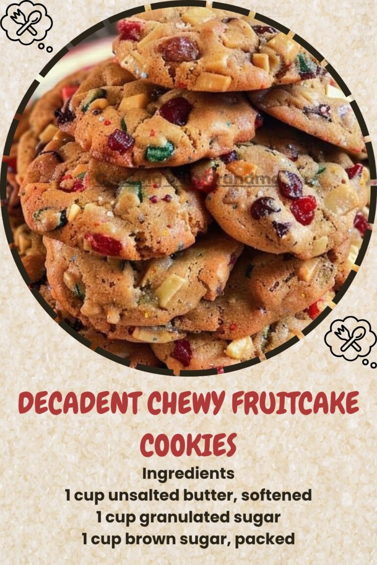 Decadent Chewy Fruitcake Cookies for the Holidays