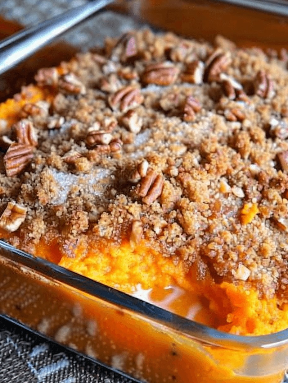 Southern Sweet Potato Casserole – Classic Holiday Side